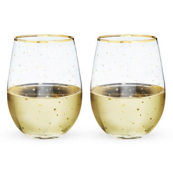 Starlight Stemless Wine Glass Set of 2