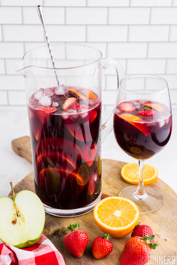 Red Wine-Peach Sangria