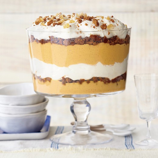 Pumpkin Trifle with Candied Pecans