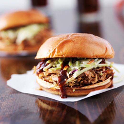 Root Beer Pulled Pork with Fresh Coleslaw