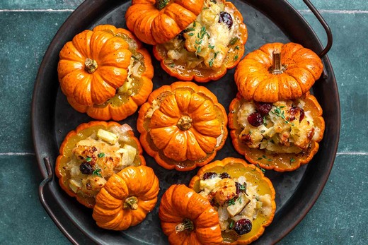 Best Savory Stuffed Pumpkin with Sausage and Cornbread