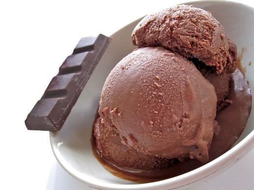 Tempranillo-Dark Chocolate Sorbet