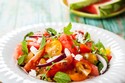 Watermelon and Heirloom Tomato Salad